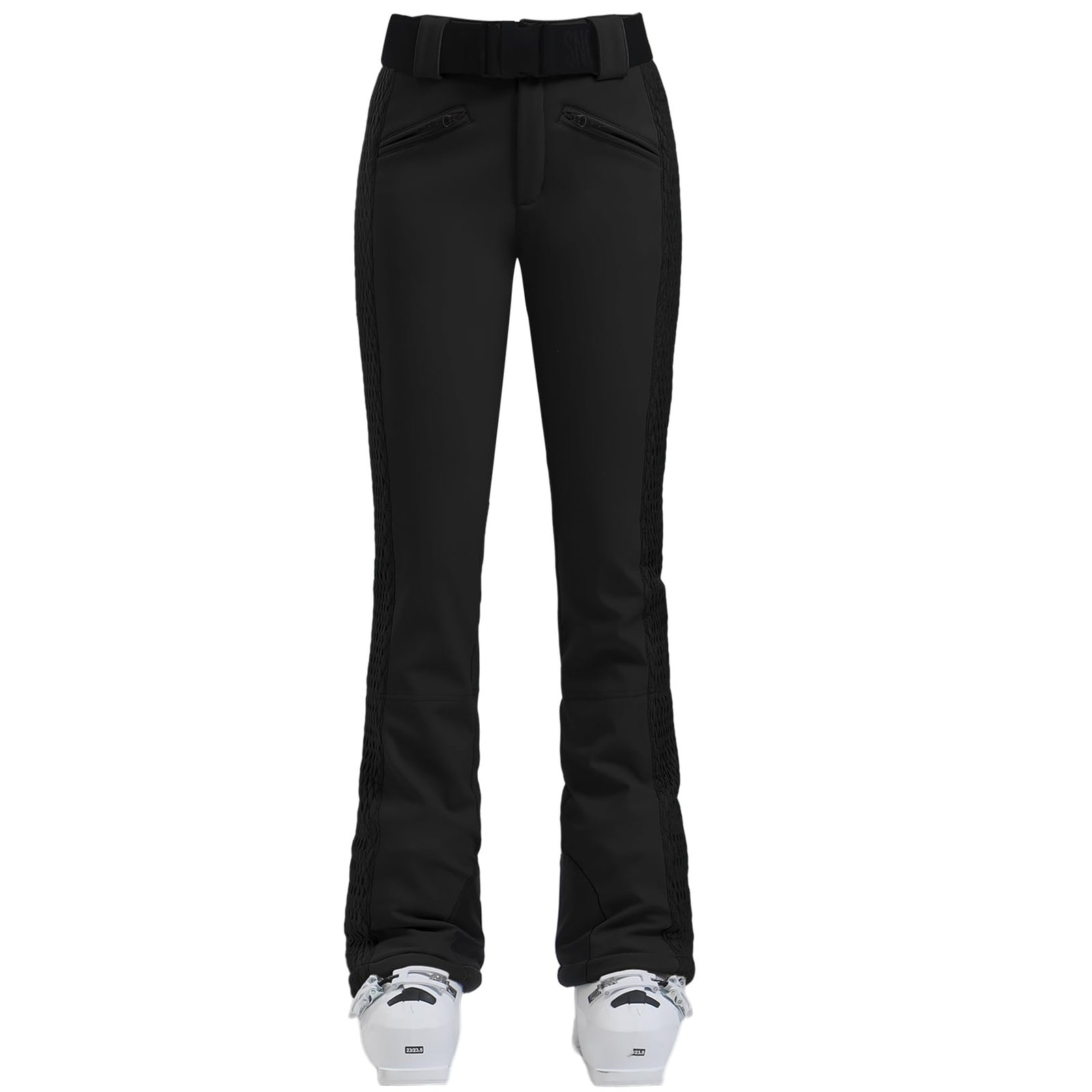 Insulated High-Waist Slim Fit Ski Pants