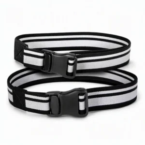 Custom Elastic Ski Strap Hook Loop with Buckle
