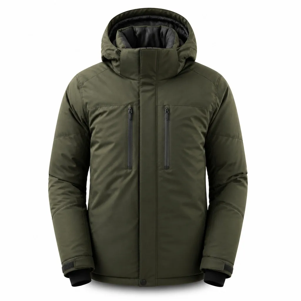 Custom Down Hiking Jacket Waterproof Breathable