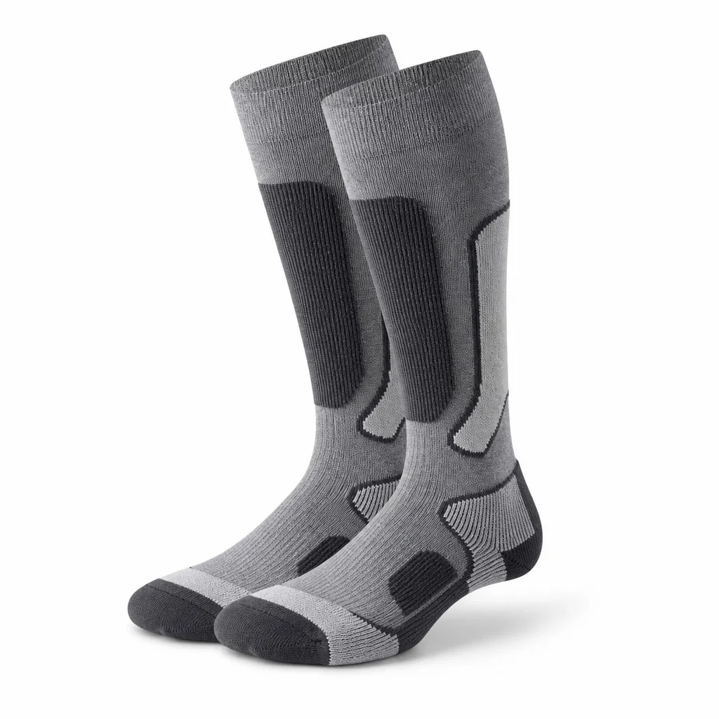 Custom Light Weight Ski Sock Merino Wool Thermal Cushion