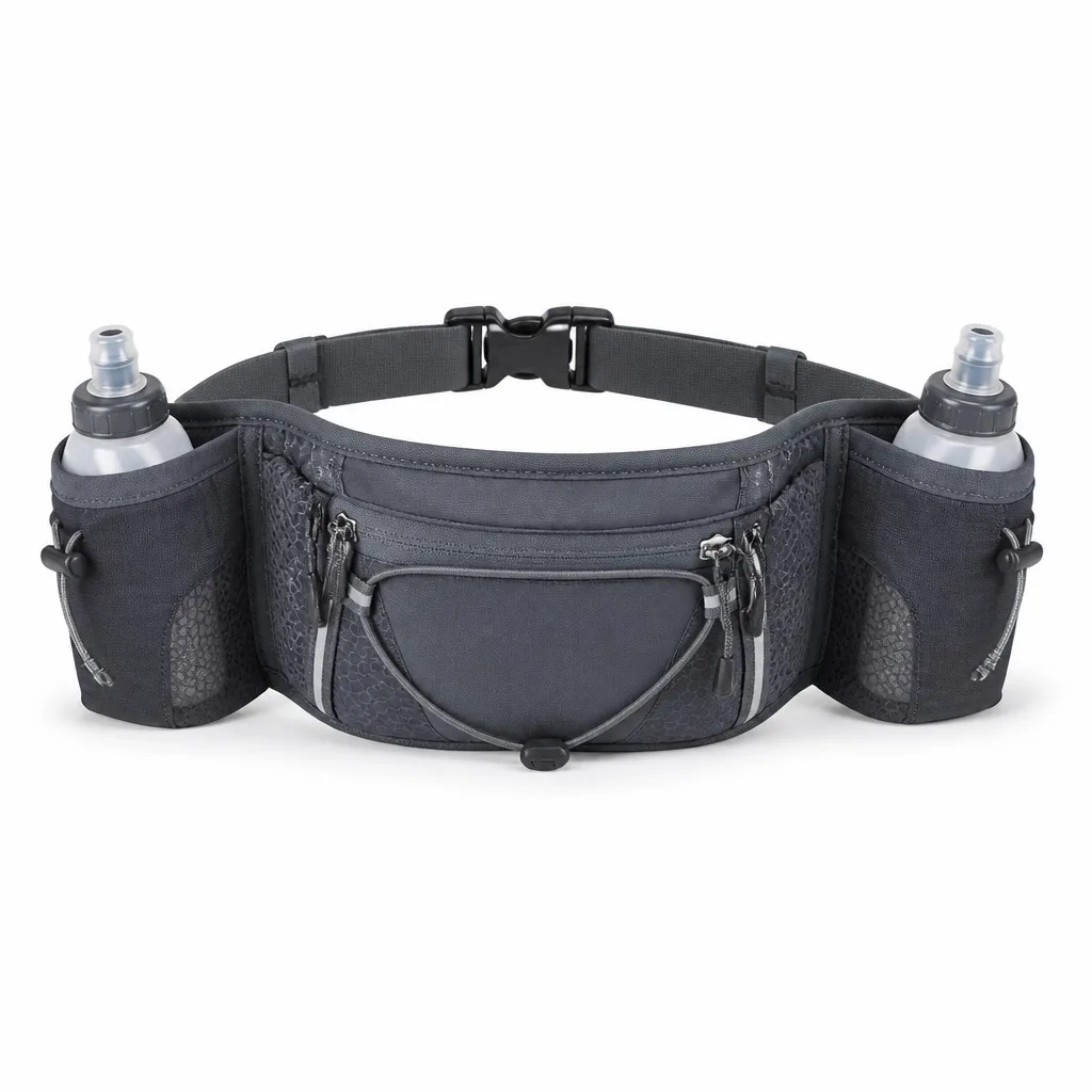 Custom Trail Running Waist Pack 500ml Bottles Included