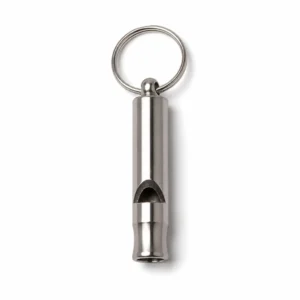Hiking Whistle Emergency Metal with Keychain