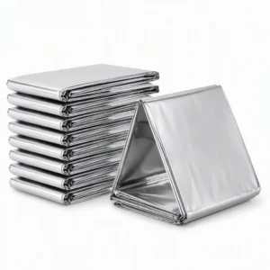 Custom Hiking Emergency Blanket Survival Mylar 10-Pack