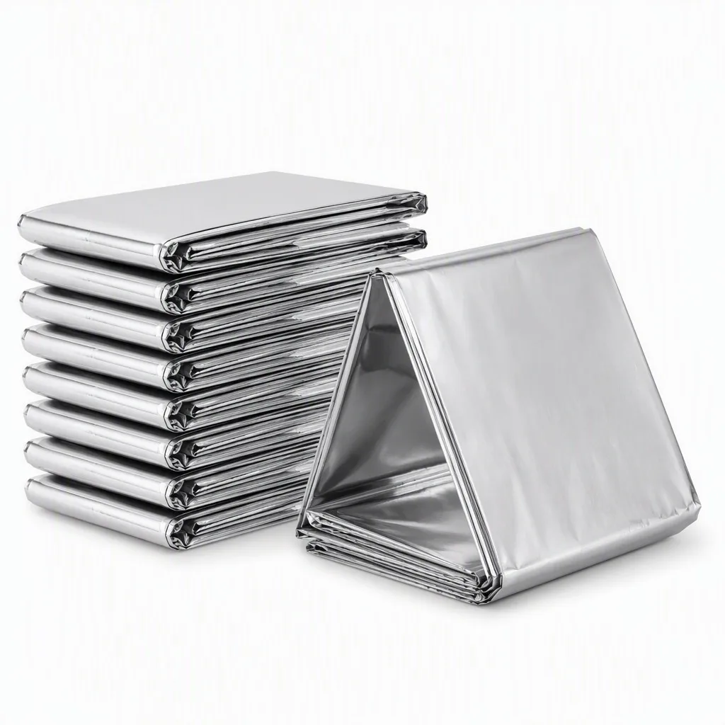 Custom Hiking Emergency Blanket Survival Mylar 10-Pack