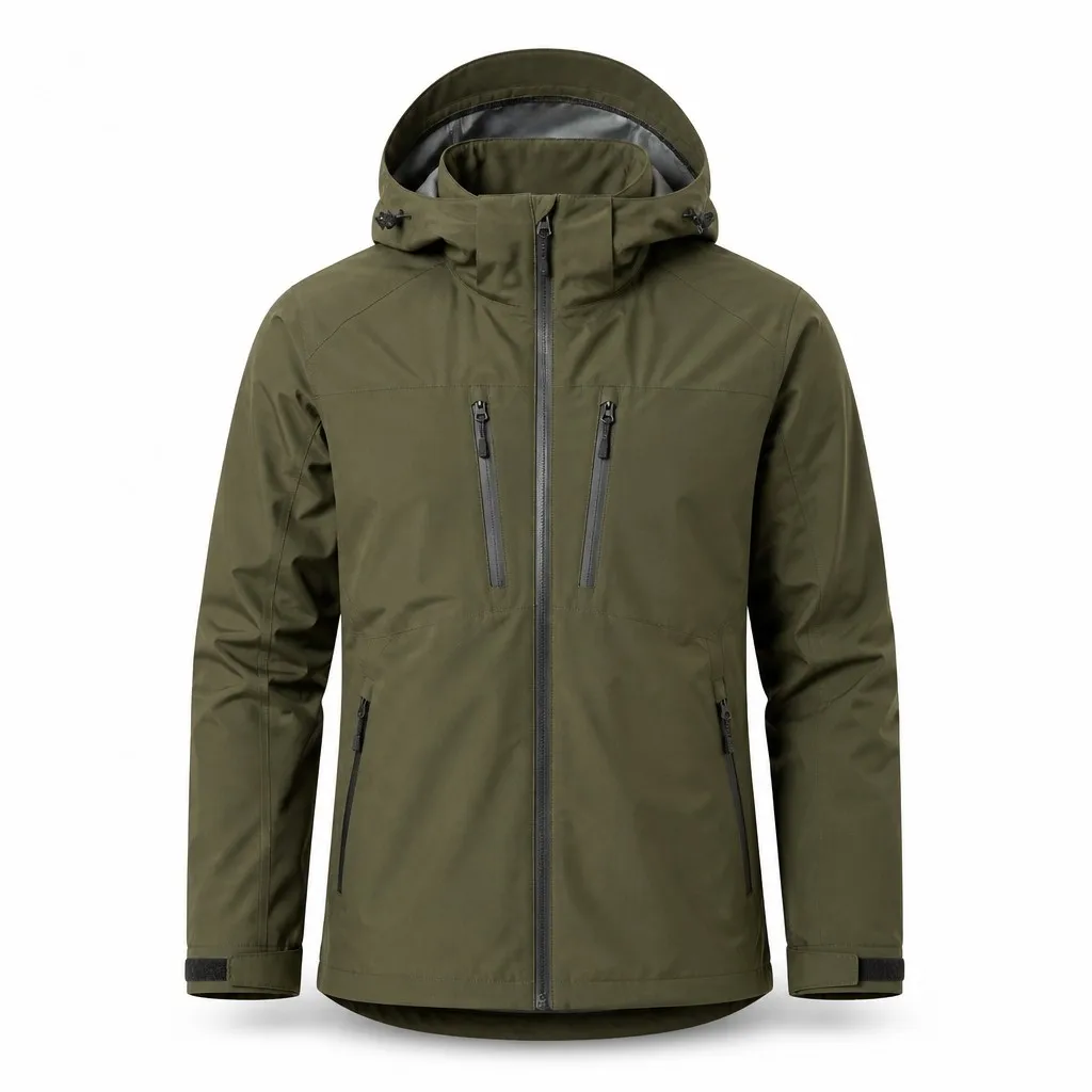 Custom Rain Hiking Jacket Waterproof Breathable