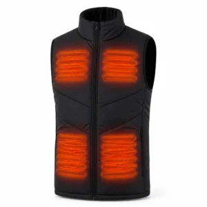 Custom Heated Cycling Vest Battery Powered Windproof