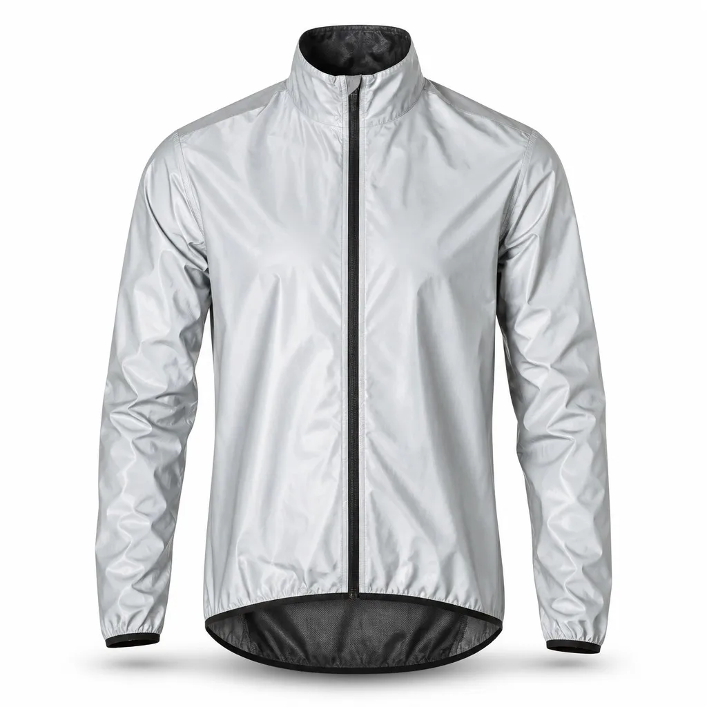 Custom Cycling Rain Jacket 2.5L Reflective