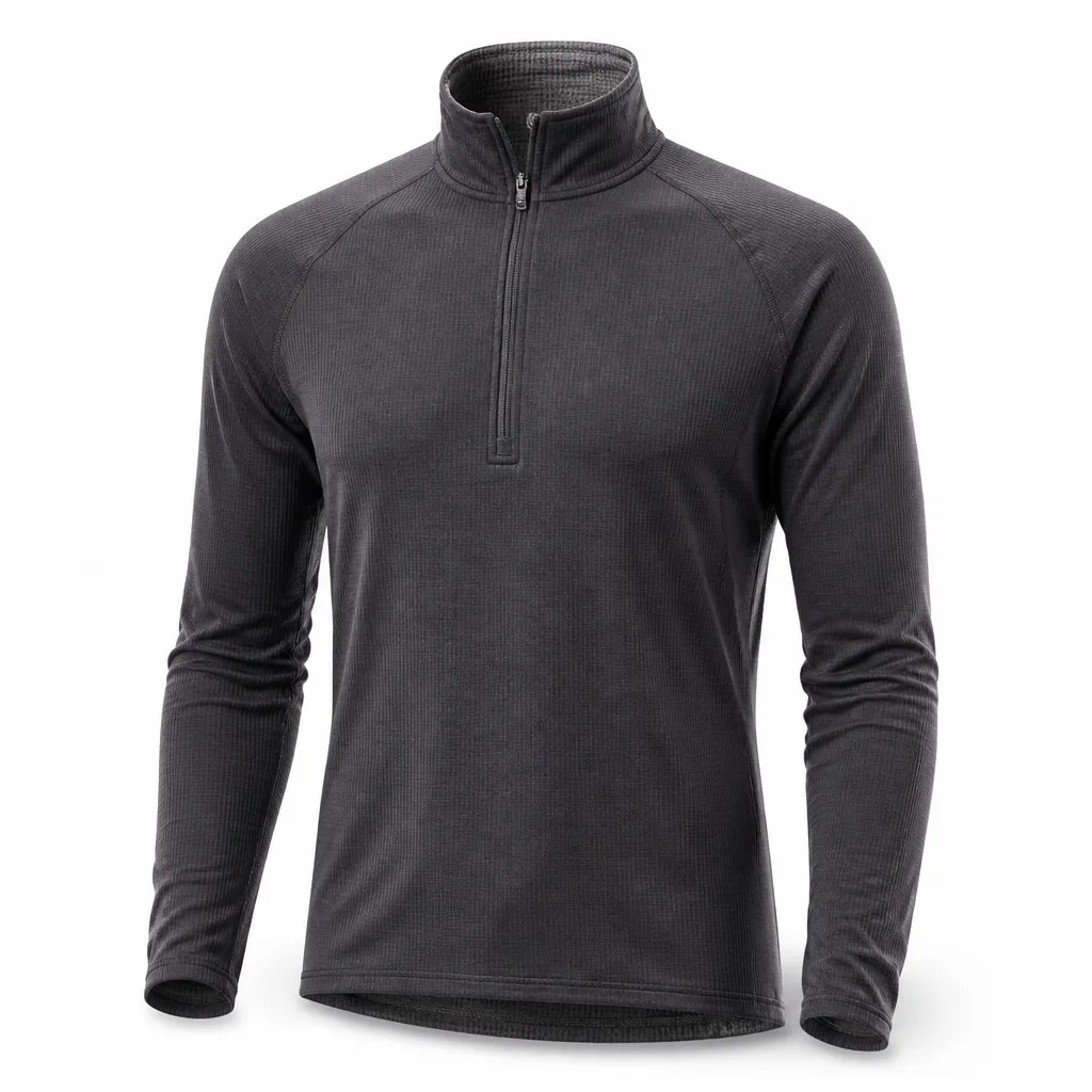 Custom Zip Trail Running Base Layer