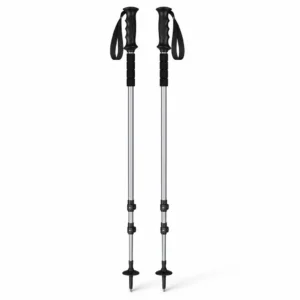 Custom Adjustable Ski Pole Set Aluminum