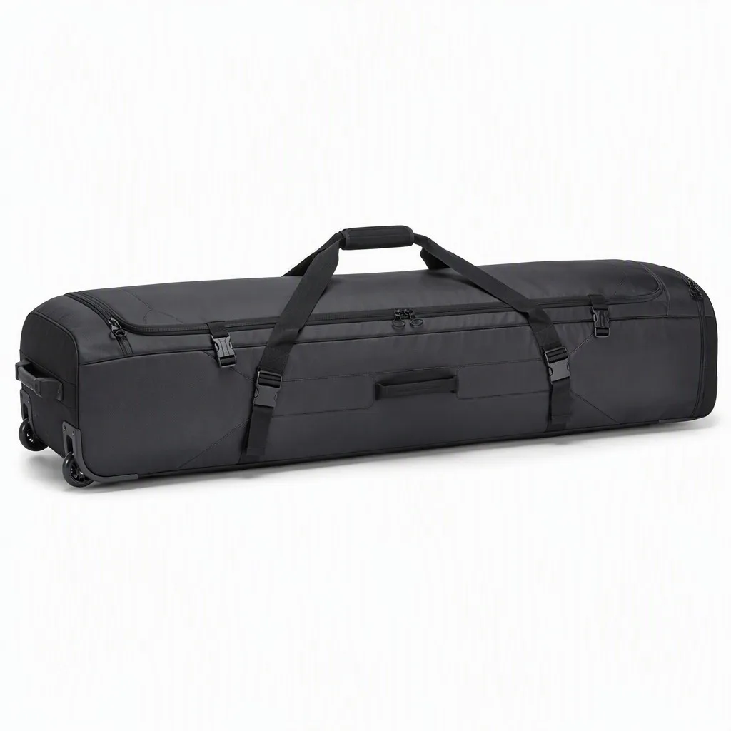 Custom Rolling Snowboard Bag Double Board Capacity with Wheels