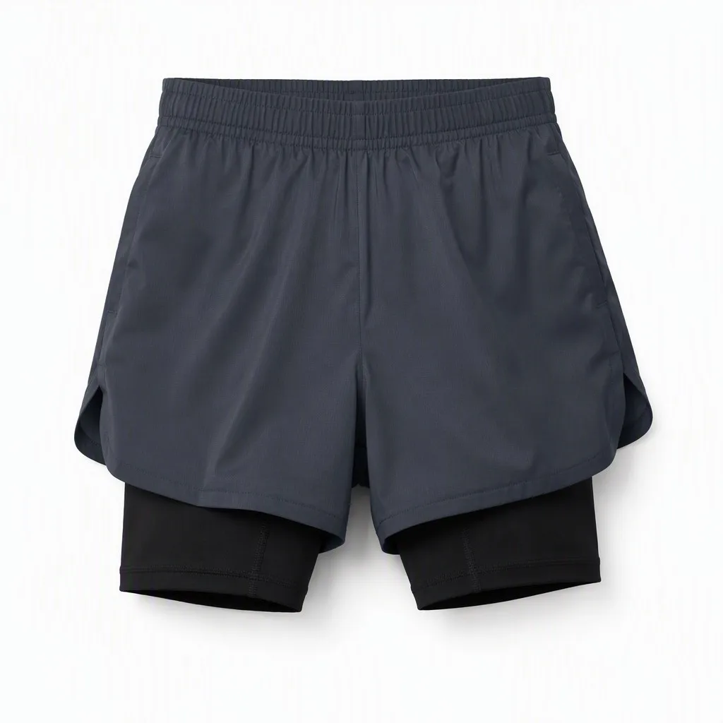 Custom Trail Running Shorts 2-in-1 Compression Liner