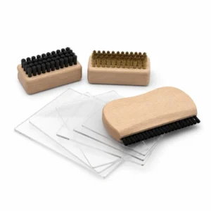 Custom Ski Wax Scraper Set Acrylic with Brushes