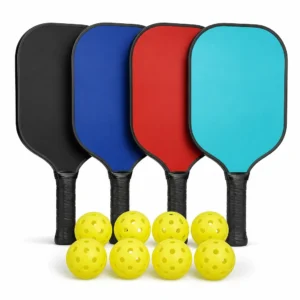 Custom 4 Paddles 8 Balls Pickleball Starter Kit