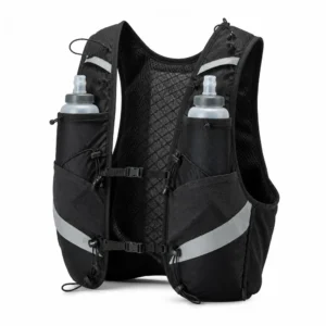 Custom Trail Running Vest 5L With Flasks Reflective