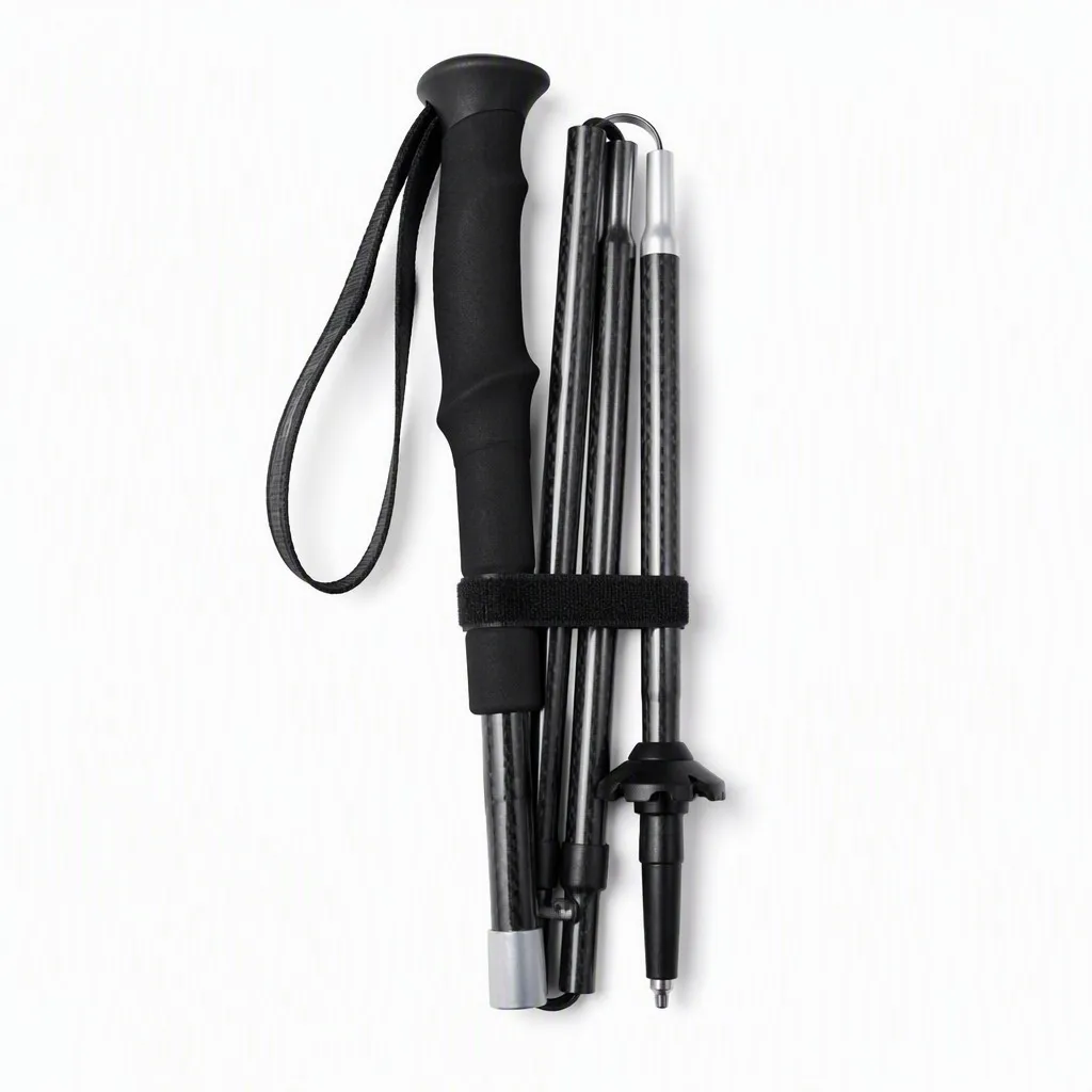 Custom Folding Trekking Pole Carbon Aluminum