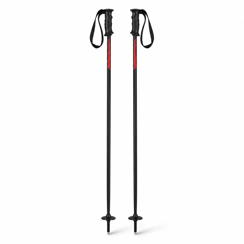 Custom Fixed Ski Pole Set Aluminum