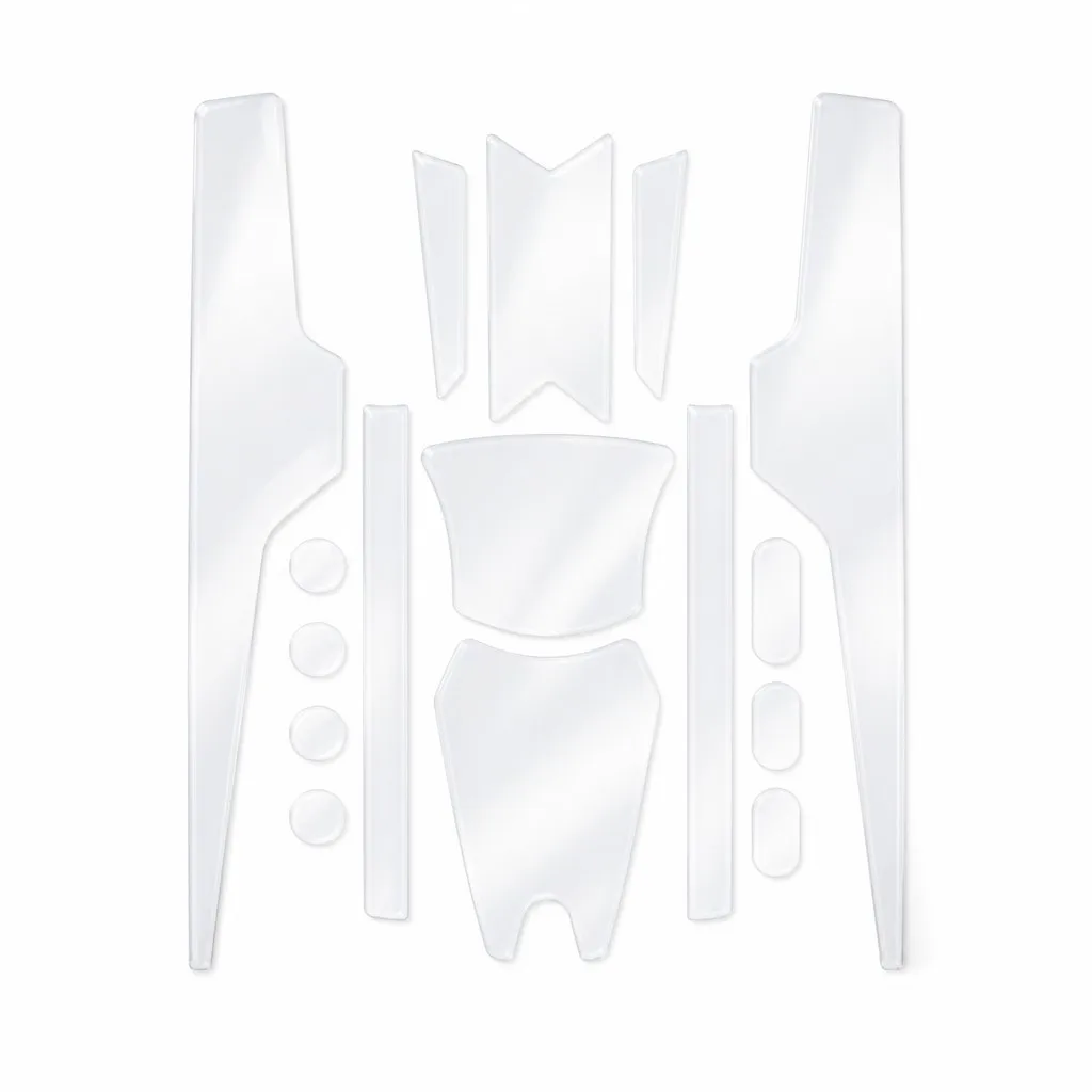Custom Cycling Frame Protection Kit Clear Protective Film