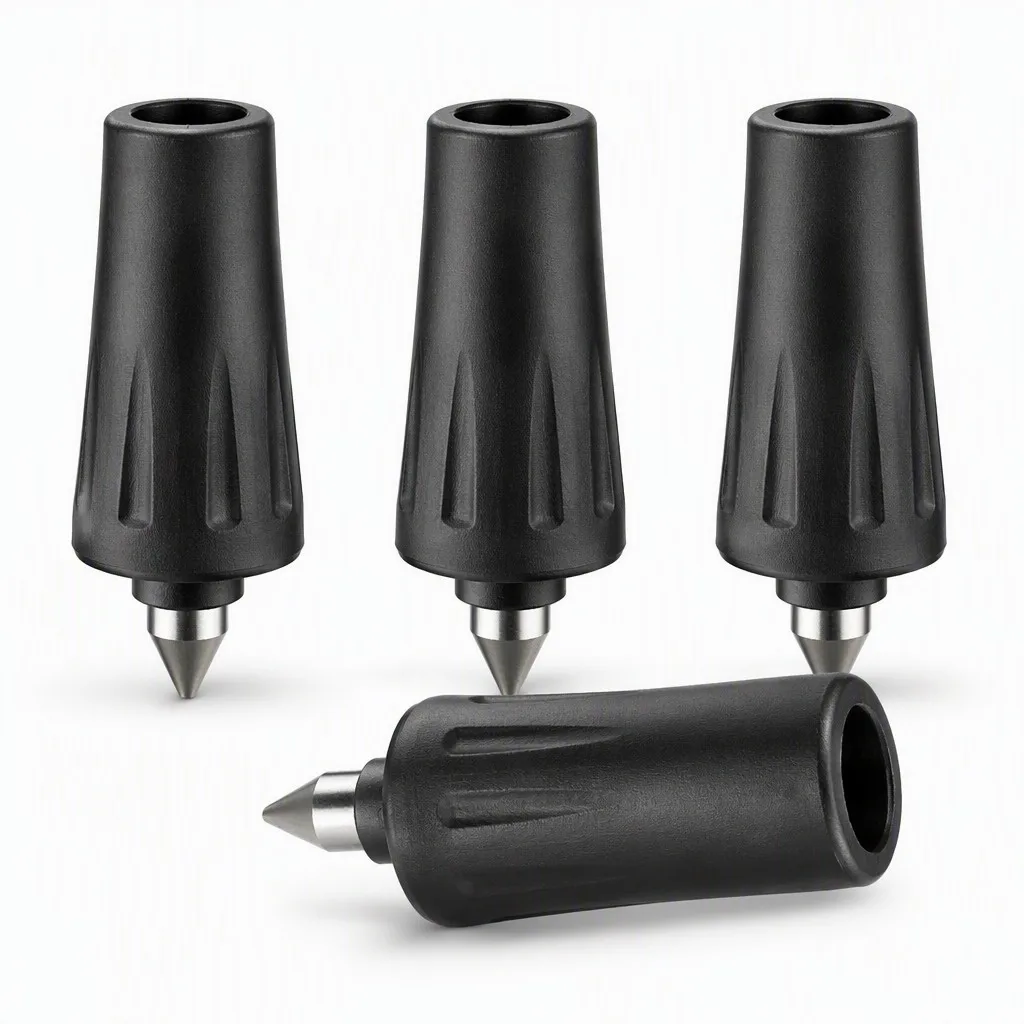 Custom Trekking Pole Tips Carbide Replacement 4-Pack