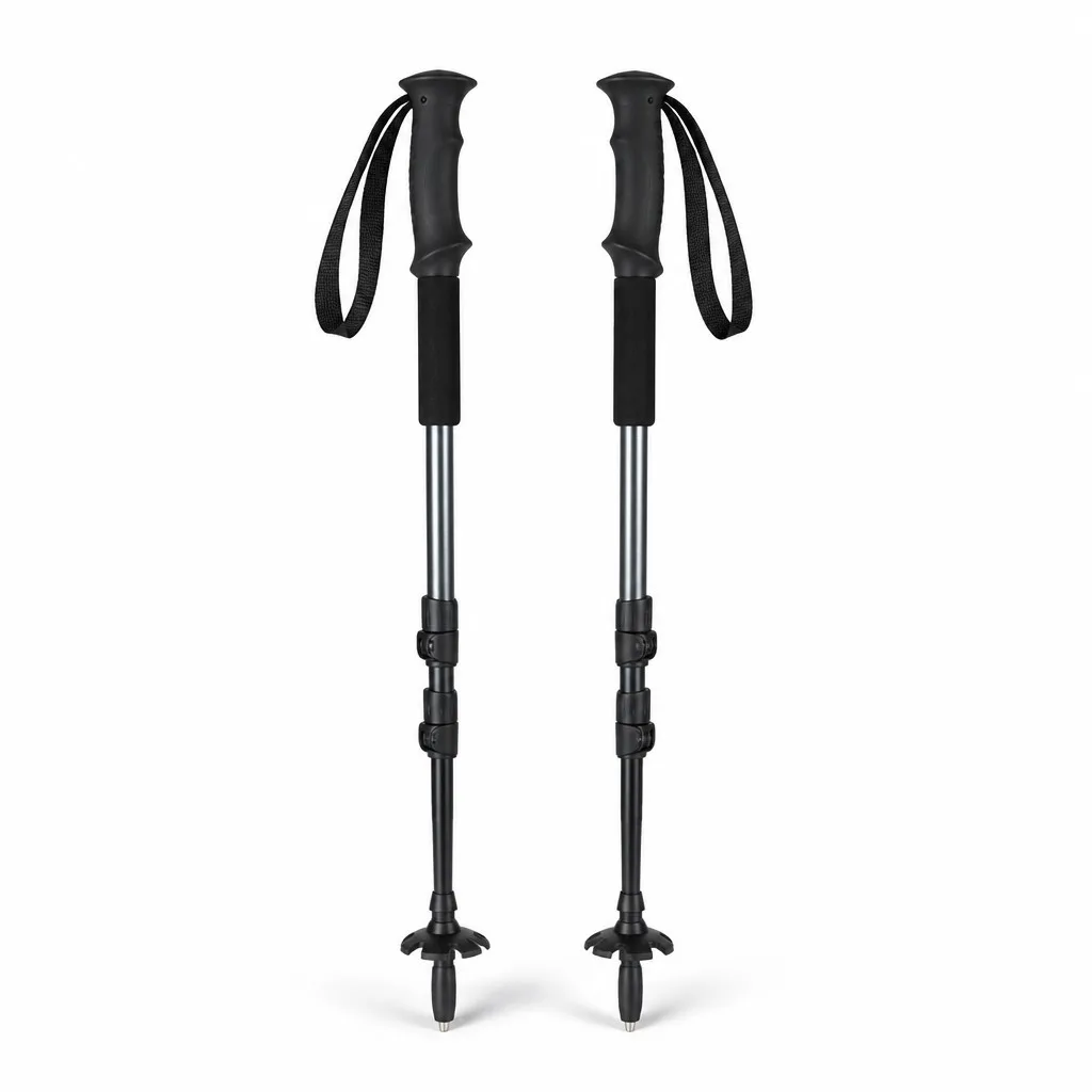 Custom Trekking Poles Aluminum Twist Lock Adjustable