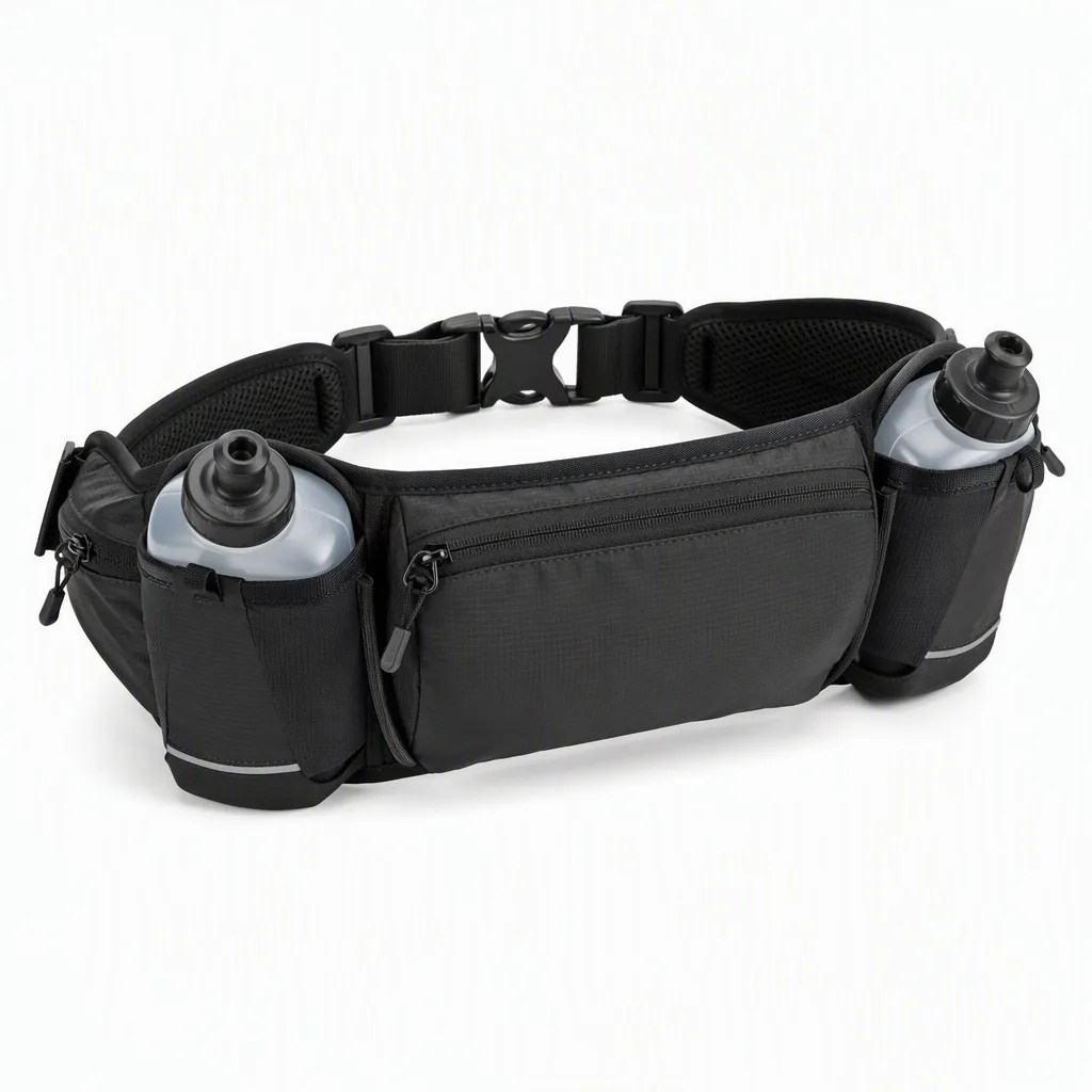 Custom Hydration Belt Trail Running Waist Belt Pack