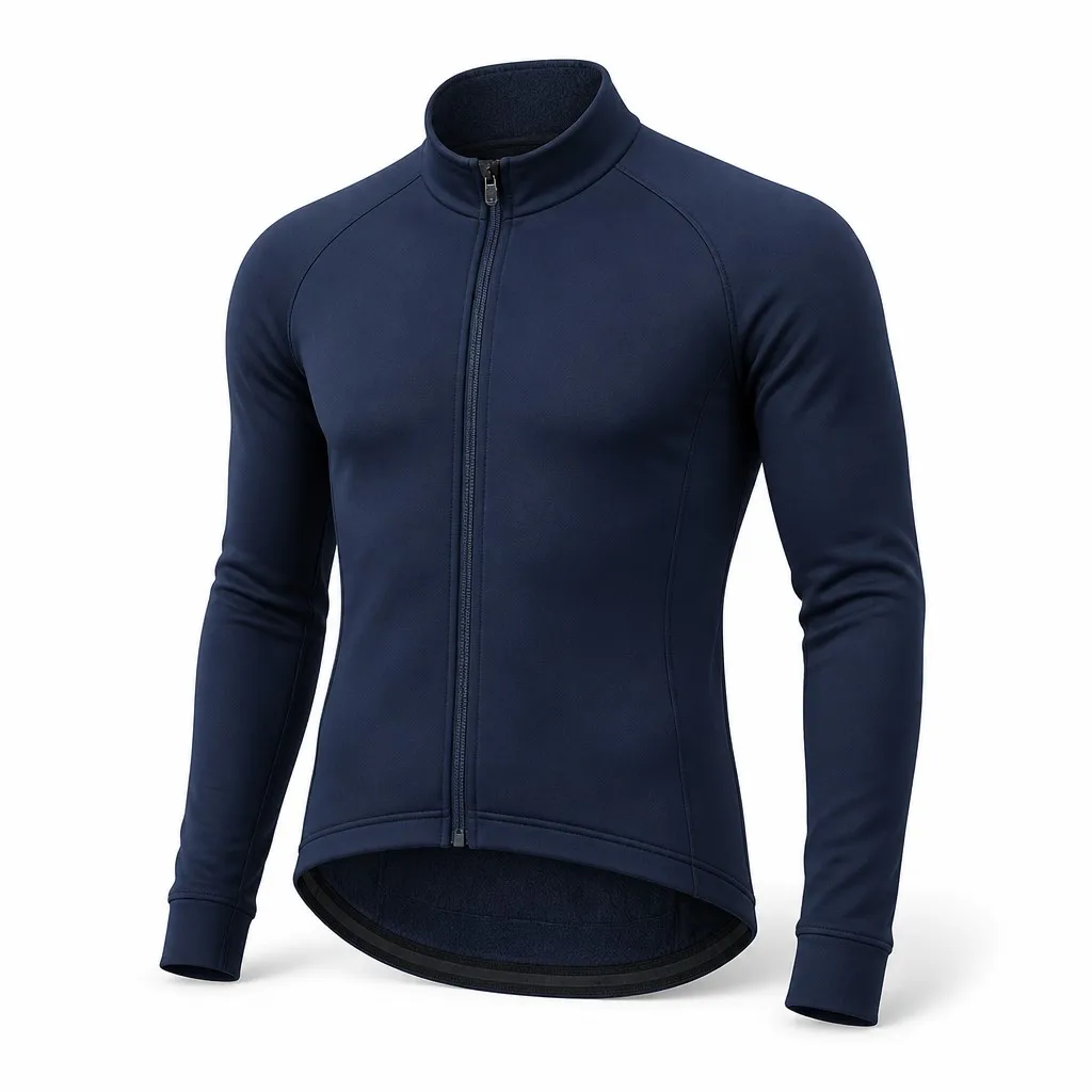Custom Cycling Jersey Winter Thermal Fleece Long Sleeve