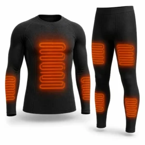 Custom Heated Base Layer Heated Apparel Winter Battery