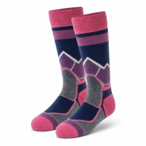 Custom Kids Ski Sock Merino Wool Thermal Cushion