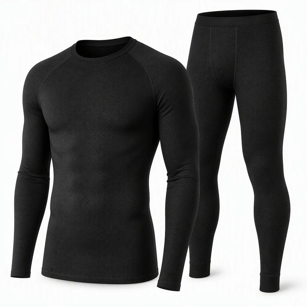 Custom Heated Base Layer Set Thermal Underwear Carbon Heating