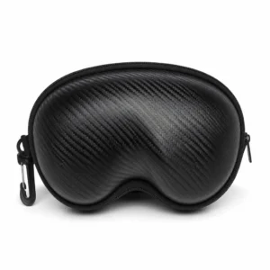 Custom Carbon Pattern Ski Goggle Case Hard Shell Protective Carry