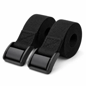 Custom 2-Pack Ski Strap Hook Loop with Buckle