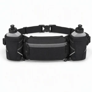 Custom Running Waist Belt with 2 Flask Holders