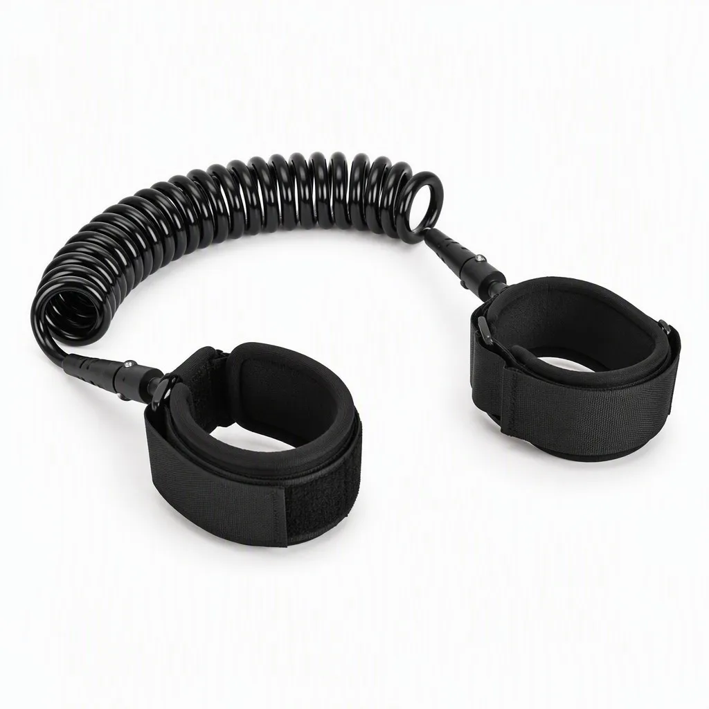 Custom Snowboard Leash Coil Retractable Safety