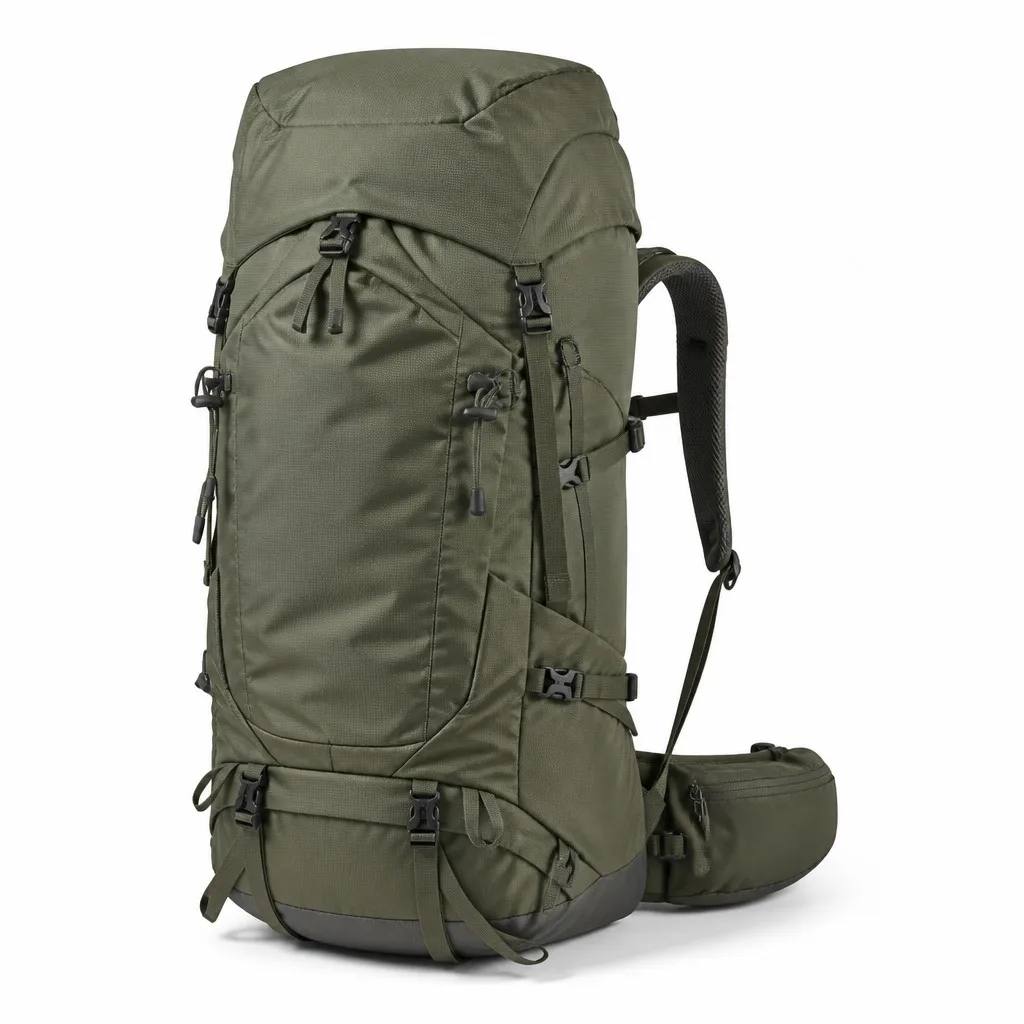 Hiking Backpack 60L Internal Frame with Hip Belt