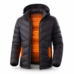 Custom Down Heated Outdoor Jacket Battery