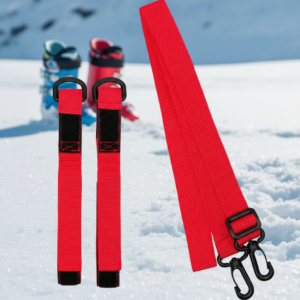 Adjustable Professional Men’s Ski Carrier Strap with Hook & Loop Closure Reusable Durable Eco-Friend