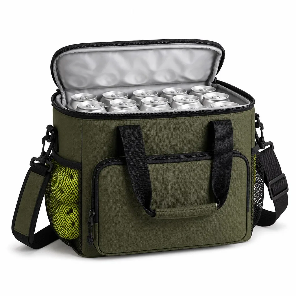 Custom 12-Can Pickleball Cooler Tote