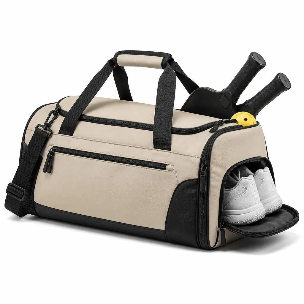 Custom Pickleball Duffle Bag with Shoe Compartment