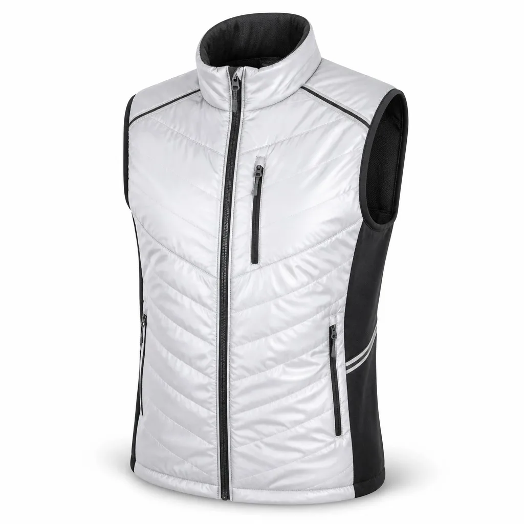 Custom Heated Running Vest Reflective Battery