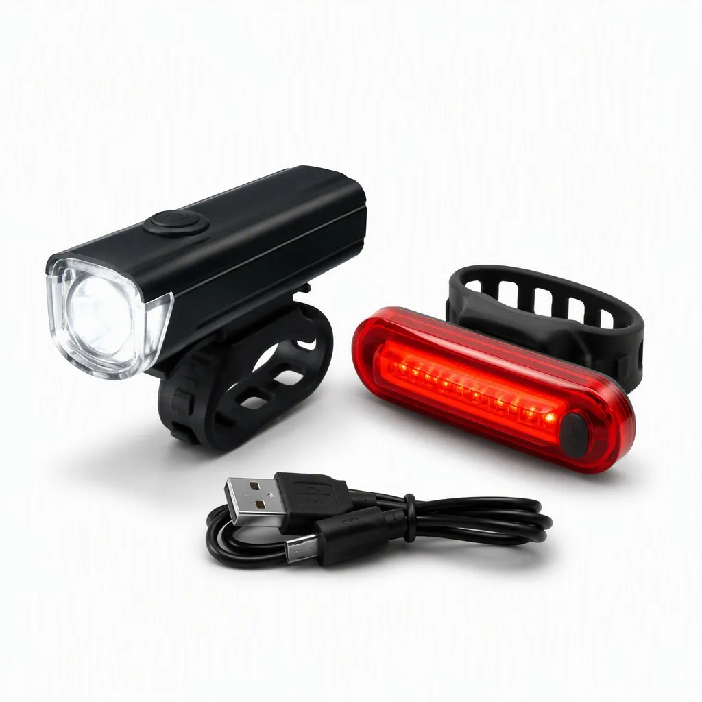 Custom Safety Cycling Light Set USB