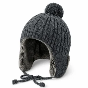 Custom Ear Flap Hiking Hat Beanie Wide Brim