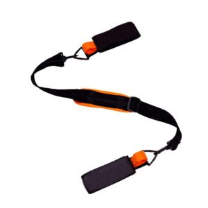Dual Adjustable Straps Ski Carrier Strap Secure Fit Skis Poles Portable Design Lightweight