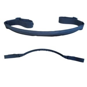 High Quality Nylon+Metal Black Motorcycle Trailer Belt Rescue Strap Adjustable Length Dirt Bike Lift Strap