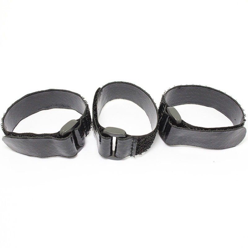 25cm Anti Slip Bicycle Nylon Hook Loop Tape Adhesive Strap Bike Pump Strap with Silicone