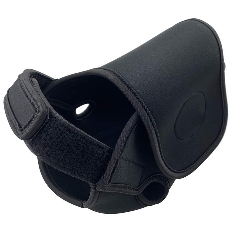 Neoprene & Nylon Motor Cover for Electric Bike Mid-engine Black Protector Cover
