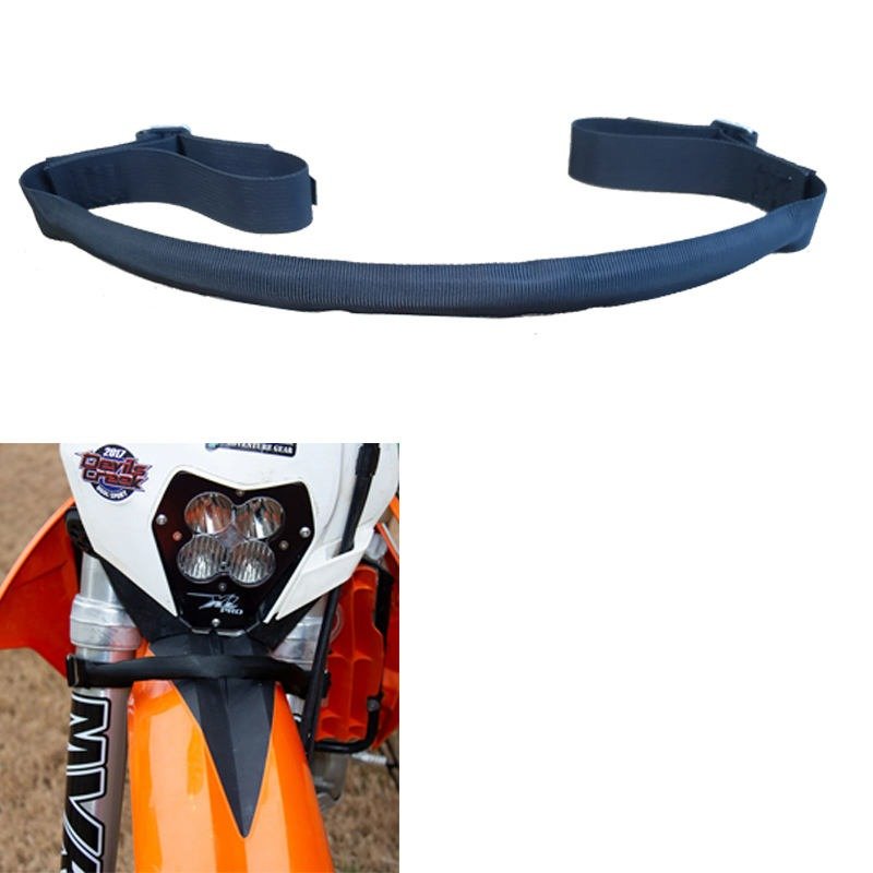 High Quality Nylon+Metal Black Motorcycle Trailer Belt Rescue Strap Front Grabber Adjustable 25mm Dirt Bike Li