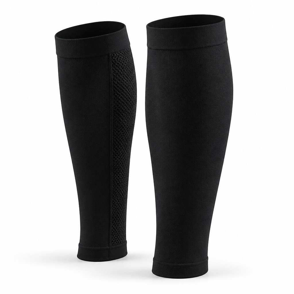 Non-Slip Footless Calf Compression Sleeves Stretchy Breathable Leg Support