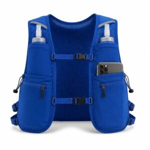 Factory Polyester Reflective Running Hydration Vest with Phone Holder