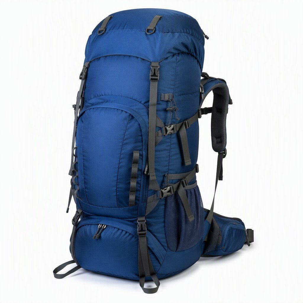 75L Water Resistant Large Capacity Hiking Backpack Unisex OEM