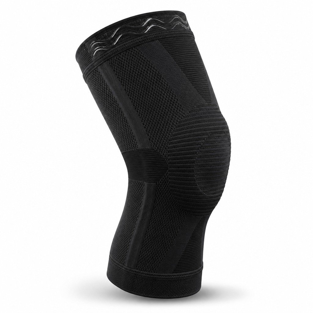 Sports Compression Knee Brace Elastic Knee Support for Hiking OEM