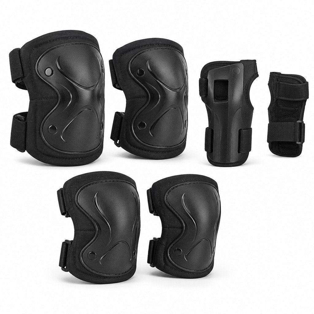 Hot CE EN14120 Certified Skate Protective Pad Set Adult Cycling